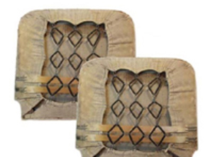 Umbausatz für Rückenlehnenrahmen (2 Vordersitze). Porsche 356 1959-65