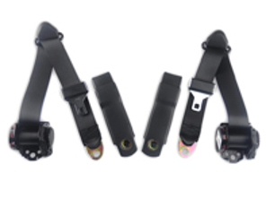 Aufrollbare 3-Punkt-Automatikgurte für die Vordersitze. Porsche 968 - 968 - SA-50532