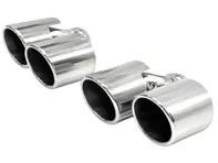 Jeu de sorties d'échappement Sport à double extrémité, poli miroir. Porsche 997.1 / 997.2 Carrera2/2S - CARP97ERS