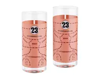 Porsche Set of long drink glasses – 917 Pink Pig - WAP0506800M917