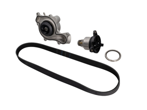 Wasserpumpen-, Riemen- und Thermostat-Einsatzsatz für Porsche 9YA Cayenne / 971 Panamera V6 Hybrid - 9A712101304, 9A712168800, 9A110655900, 0PB121688, 9A790313710, 9A712101303