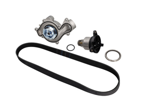 Kit di inserimento pompa acqua, cinghia e termostato Porsche 9YA Cayenne / 971 Panamera V6 Hybrid - 9A712101304, 9A712168800, 9A110655900, 0PB121688, 9A790313710, 9A712101303