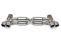 Système d'échappement Supersport RACE X-Pipe (avec by-pass catalytique). Porsche 991 Turbo / Turbo S - 99111173170, 99111173171