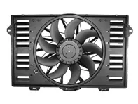 Waterradiator luchtkanaal met ventilator. Porsche 970 Panamera Turbo - 97010606153, 97010606155 - CFF553000P