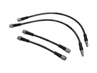 Mangueras de freno de acero inoxidable trenzado (juego de 4) Delanteras y traseras Porsche 944 / 924S - 477611071B, 944611071F