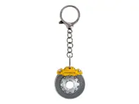 Porte-clés disque de frein Porsche, jaune. - WAP0503700PSAB
