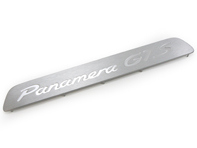 Inserto sottoporta in alluminio spazzolato. Porsche 970 Panamera GTS - 97055575306