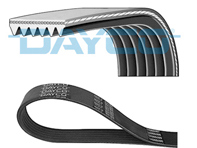 Drive belt. Porsche 958 Cayenne / 970 Panamera DIESEL - 95810221610 - 6PK2520, 6PK2525