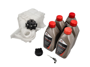 Kit de depósito de expansión de refrigerante del motor con sensor. Porsche 996 (1997-2000) - 99610614753, 99610614754, 99610614755, 99610614756