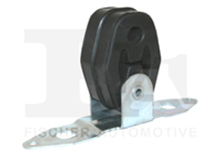 Support de suspension d'échappement intermédiaire avec caoutchouc. Porsche 955/957 Cayenne - 113-990, 95511122740, 95511122730, 7L0253144D, 7L6253144D, 7L8253144