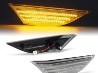 Sequential led side indicator lights Clear. Porsche 991.1 / 991.2 / 981/982 Boxster/Cayman - 99163125000, 99163125506, 99163125606