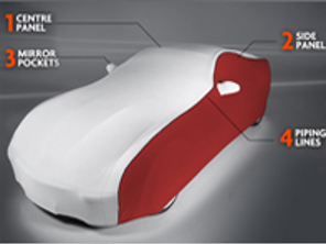 Copriauto Prestige da interno. Fatto su ordinazione