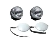 Zusatzscheinwerfersatz mit unlackierten Lampenabdeckungen Cibie Style LHD. Porsche 911 - LTG11.1.107, LTG11.3.120