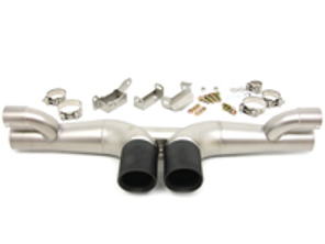 Silenciador final de escape con tubos de escape cromados negros Porsche 991 GT3 - DesignTek - 99711102799, 99711102790, 99711102792 - GT3, R