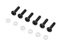 Rücklichtschraube und Unterlegscheibe in SCHWARZ. Porsche 911 70-89 / 959 - PCG63191101