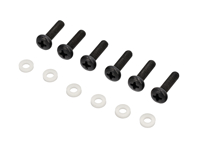Rear light screw and washer set in BLACK. Porsche 911 70-89 / 959 - PCG63191101