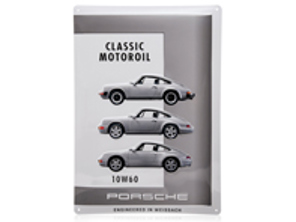 Metal plate – Porsche Classic Motoroil 10W60 - PCG04301060