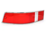 Blinkerglas hinten rot mit Chromrand. Porsche 911 - 91163190002, 91163190003, 14868S, 14868D, 90163190504, 90163190604