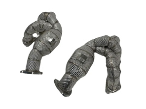 Collecteur d'échappement de longueur égale avec convertisseur catalytique. Porsche 987.2 Boxster / Caïman - 98711310133, 987113101AX, 98711310233, 987113102AX - 9M87113101