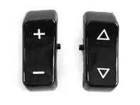 Bedientasten schwarz glänzend für Porsche Radio - 35161