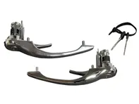 Türgriffe in CHROM (mit Schlössern und Schlüsseln). Porsche 911 1972-86 - 91153106100, 91153894105, 91153106135, 91153894100, 91153894200, 91153894205, 91153106200, 91153106235 - 1687100710