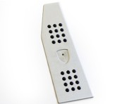 Rennline Aluminium Dead Pedal with Porsche Crest Rubber Grip. Porsche 991 / 981 / 991.2 / 718 - P101C