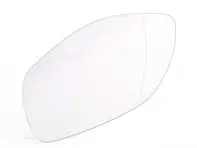 Door mirror glass ASPHERICAL, LEFT. Porsche Cayenne 957 MKII - 95573103904, 3123207, 95573104504, 3123203, 95573103902, 95573104502