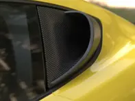 Rear quarter window air vent set dry carbon fibre. Porsche 718 GT4 RS - 982853990OK1, 982853989OK1 - SRHFAISC