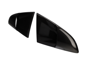 Ensemble de bouches d'aération de lunette arrière en fibre de carbone sèche. Porsche 718 GT4RS - 982853990OK1, 982853989OK1 - SRHFAISC