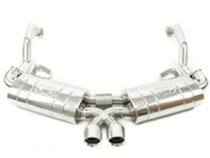 Sistema de escape Fabspeed Maxflo Performance para Porsche 987 Boxster / Cayman (2005-2008) - 98111122101, 98111122102, 98111123100, 98111123101, 98111142100, 98111142101, 98111143100, 98111143101, 98111122201, 98111122202, 98111123200, 98111123201, 98111142200, 98111142201, 98111143200, 98111143201