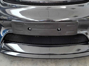 Support de plaque d'immatriculation avant en fibre de carbone pour Porsche 991 / 981 Boxster/Cayman - 981701051, 981701051821E0 - SF/C/981-701-051/GT4