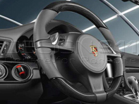 Multi-function steering wheel in Carbon. Porsche 991 / 981 Boxster / 981C Cayman - 99104440006, 99104440007, 99104440008