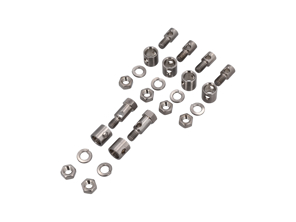 Hardware-Kit für Heizungssteuerstab-Laufmuttern. Porsche 356 1950-65 - 64421175501, 64421175100, 64421175500, N0122265, N02214812