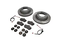 Pack de plaquettes et disques de frein arrière pour Porsche Boxster 986 S - 98635240301, 98735240300, 98735240301