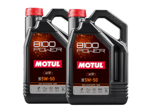 Huile moteur MOTUL 8100 POWER 5W-50 10 litres - 111811
