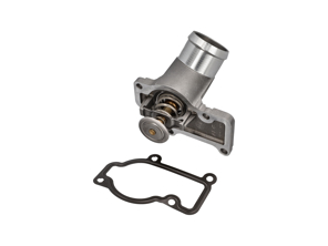 Thermostat d'eau avec insert thermostatique 160F basse température Porsche 986 Boxster / 996 / 987 Boxster / 997 - 99610612553, 99610601359, 99610601361, 99610612554, 99610612153, 99610612155, 99610632650, 99610632651, 99610612552, 99610601360