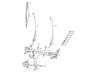 Silentbloc de bras d'essuie-glace avant. Porsche 911/914/924/928/944/964 (1965-1994) - 90162892400