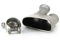 Auspuffendrohr. Porsche 970 Panamera >>2013 - 97011168131, 97011168231