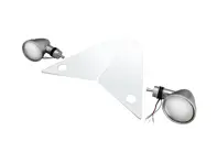 Kit de rétroviseurs extérieurs nickelés style Singer avec vitre de custode transparente - pour Porsche 911 / 912 / 930 / 964 / 993 Coupé 1965-1998 - 90173111100, 90173111101, 90173111102, 91173111600, 91173101300, 91173101306, 91173101308, 91173101406, 91173101408, 91173101307, 91173101310, 91173101407, 91173101410, 91173101301, 91173101328, 91173101700, 91173101701, 91173101706, 91173101707, 91173101720, 91173101721, 91173101806, 91173101821, 91173101820, 91173102300, 91173102500, 91173102501, 91173102600, 91173102400, 91173102706, 91173102806, 94473102701, 94473102702, 91173192701, 91173192801, 91173193101, 91173193201, 91173104303, 91173104403, 94473102101, 94473102101G3M, 96573124300, 96573124300G2L, 9657312400, 96573124400G2L, 96573124100, 96573124100G2M, 96573124201, 96573124201G2M, 96573124101, 96573124101G2M, 96573124200, 96573124200G2M