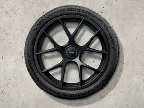 Jantes alliage 20"/21" 911 GT3 RS Magnésium (en noir) et pneus été d'origine Porsche - 992044680CL