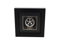 Maqueta de rueda Fuchs RSR a escala 1:8, hecha a mano, plateada, ensamblada a mano y enmarcada. - 90136101204, 91136102000, 91136101690 - BF WH FUCHS 15