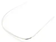 Rear window glass trim, Chrome. Porsche 356 B-T6 / 356 C - 64454591206, 64454591106