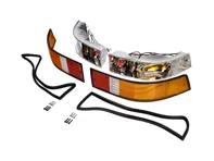 Richtingaanwijzers en Lens Achter Kit met ZWARTE Velg Lens Porsche 911 - 91163140333, 91163140433, 91163193900, 91163194000, 91163194901, 91163195000, 91163197100