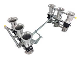 Jenvey 2-bolt 45mm small bore individual throttle body kit. Porsche 911 - WFR024, WFR029, WFR043, WFR060 - ABF2/65, RH01, RH01M, TP1, TP11