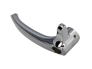 Pestillo de ventana delantera 1/4, cromado. Porsche 356 - 64454255120, 64454255220