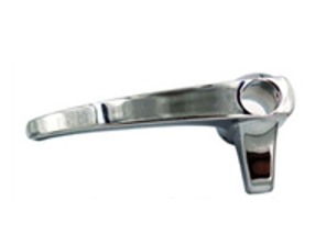 Loquet de fenêtre 1/4 avant, chromé. Porsche 356 - 64454255120, 64454255220