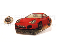 Pin's 'Porsche 996 Turbo - Detroit 2000' Rouge