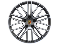 Cerchio in lega Turbo V anteriore finitura Titanio 20" 8.5J ET40 (Inverno) PCD 5/130 - 992601025QOC6