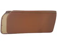 Door panel set, Basketwave, in Brown. Porsche 914 - 91455501711702, 91455501711, 91455528315