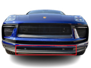 Grille inférieure centrale en acier inoxydable pour pare-chocs avant ZunSport. Porsche Macan / S / GTS Facelift - ZPR81321, ZPR81321B, ZPR81321, ZPR81321B